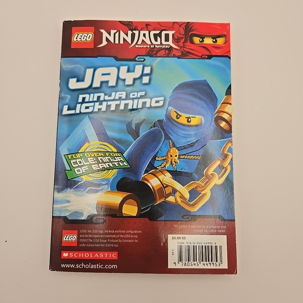 Lego Ninjago 2 In 1 Book: Ninja of Earth & Ninja of Lightning Paperback
